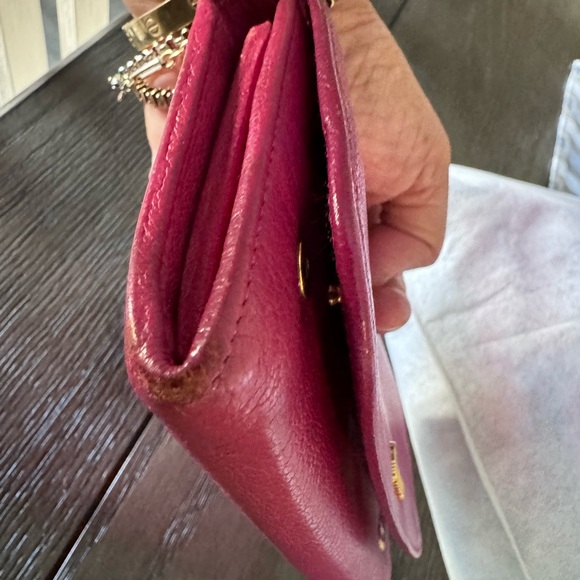 Miu miu pink long wallet I added with unbranded chains and ring - Picture 6 of 15